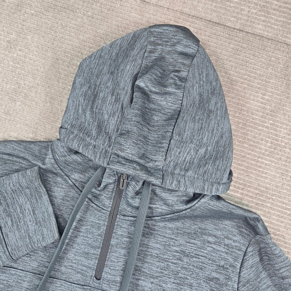 Under Armour Womens Medium Gray ColdGear Half Zip Hoodie 1344392‎
